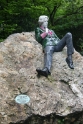 Oscar Wilde jade statue, Dublin Ireland